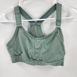 Jockey green sports bra small gym workout running